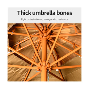 Sun Proof U v protection <strong>Bohemian</strong> Patio Umbrellas Thatch Roof Hawaii Hula Straw Beach Garden Umbrellas Wood Color <strong>Parasol</strong> - Product Image 3
