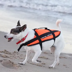 Pet yüzdürme yüzme köpek can yeleği küçük orta ve büyük yaz su parkı için can yeleği köpek için
