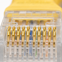 Kabel Patch Jaringan Berkualitas Tinggi 305m CCA Cat6a UTP FTP SFTP 23AWG untuk Pengkabelan Ruang Server Profesional