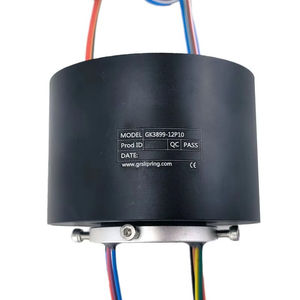 GK3899-12P10 10A 440VAC/VDC แหวนสลิปไฟฟ้าแบบหมุนได้ ขนาดเส้นผ่านศูนย์กลางภายใน 38.1 มม. แหวนนำไฟฟ้า 12 สาย - Product Image 2