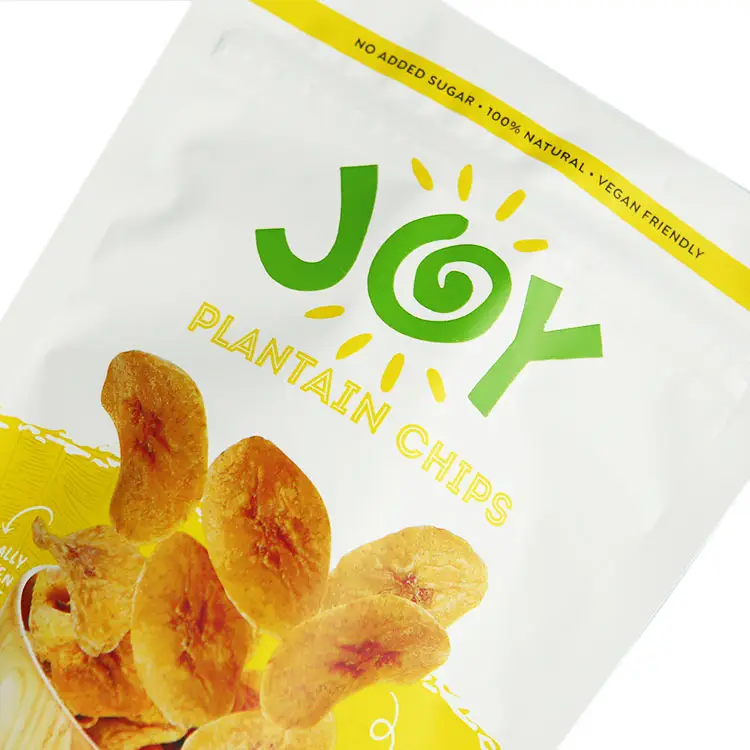 Pemasok Cina berdiri pisang Chip makanan ringan sapi Jerky buah kering kemasan makanan tas