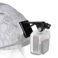 Support de fixation pour caméra sportive multifonctionnel portable en métal pour utilisation en extérieur, adapté aux casques, pour la sécurité