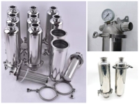 Housing Filter Baja Tahan Karat Kustom untuk Filtrasi Cairan Industri, Dapat Dicuci, SUS304 SUS316