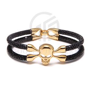 Bán Phổ Biến Chất Liệu Da Mới <span class=keywords><strong>Sting</strong></span> Ray Bracelet Với 5Mm Red <span class=keywords><strong>Stingray</strong></span> - Product Image 2