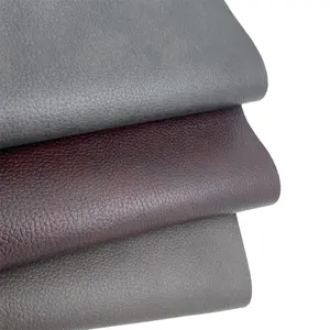 nonwoven backing pvc leather for furniture using leather material for sofa pu leather