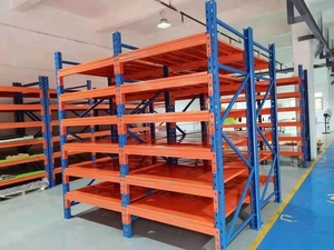 מדפי מדף פלדה כבדים עבור משק בית ומחסן אחסון רב קומות הרכבה - Product Image 4