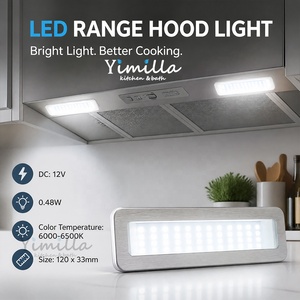 Lampe <span class=keywords><strong>LED</strong></span> longue et haute luminosité <span class=keywords><strong>pour</strong></span> <span class=keywords><strong>hotte</strong></span> <span class=keywords><strong>aspirante</strong></span>, 12V, éclairage de rechange économe en énergie <span class=keywords><strong>pour</strong></span> extracteur de fumée domestique et de restaurant - Product Image 1