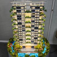 Producteur de maquettes d'architecture 3D à l'échelle 1:60 sur le marché - Modèles de bâtiments miniatures avec éclairage LED pour maquettes architecturales