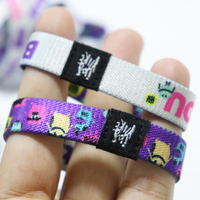 Bracelet RFID tissé Kofei, bracelet intelligent en tissu élastique, bracelet NFC réutilisable, bracelet d'entrée pour les fêtes