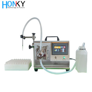 Máquina de Envasado de Líquidos con Bomba Dosificadora Eléctrica de Escritorio Serie X2, Llenado de Líquidos Semiautomático con Bomba de Cerámica para Volumen Pequeño - Product Image 1