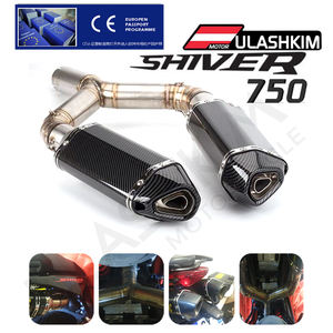 Silencieux d'échappement de moto en Fiber de carbone, système complet pour <span class=keywords><strong>Aprilia</strong></span> <span class=keywords><strong>SHIVER</strong></span> <span class=keywords><strong>750</strong></span> <span class=keywords><strong>SHIVER</strong></span> <span class=keywords><strong>750</strong></span> silencieux d'échappement - Product Image 3