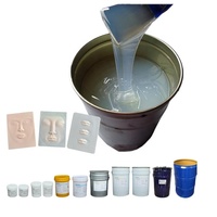 Moule en silicone rtv liquide blanc/transparent/clair/translucide faisant du matériel moules en caoutchouc silicone pour usage médical