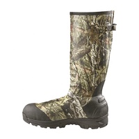 En plein air hommes Cheville Ajustement Isolé Camo Chasse Bottes En Caoutchouc Imperméables