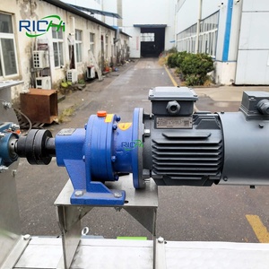 RICHI Nouvelle machine <span class=keywords><strong>à</strong></span> granulés automatique en acier inoxydable SZLH-250 1-2 T/H pour herbe, coques d'arachides, maïs et aliments pour animaux, 22KW 380V - Product Image 2