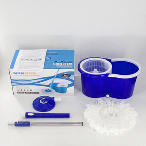 Serpillère à tête <span class=keywords><strong>en</strong></span> microfibre durable à double <span class=keywords><strong>action</strong></span> Linyu OEM, serpillère à quatre côtés pour le sol, essorage à 90%-100%, capacité de déshydratation >701ml - Product Image 6