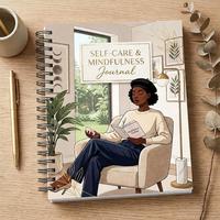 Organiseur-planificateur journalier A5 personnalisé avec reliure spirale Zm, 100 feuilles de papier offset, couverture en papier, édition cadeau
