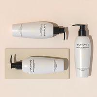 Flacons de cosmétiques personnalisés de 200 ml avec pompe à lotion, contenants pour produits de soin personnel, emballages de savon liquide, flacons en plastique blancs, flacon de shampoing