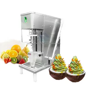 Automatische Ce Goedgekeurde Werveling Bevriezen Dessert Fruit Elektrische Automatische Fruit Crusher Te Koop