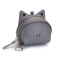 Dompet wanita merek Fashion ritsleting harian dompet kustom 2025 dompet grosir desainer hewan portabel kulit