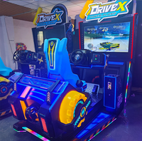 Machine de jeu d'arcade de simulation de course automobile à monnayeur pour centre de jeux et FEC