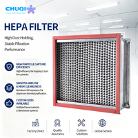 Filtre HEPA H14 OEM, direct usine, filtre plissé compact H13 220 Pa pour salle d'opération, média de filtration d'air CE RoHS