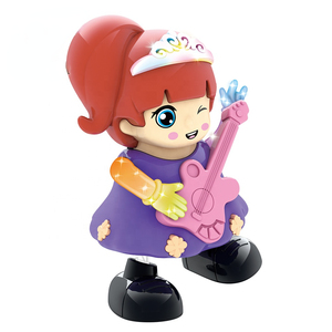 Poupée dansante musicale magique populaire de fille pour fille, belle princesse mignonne de danse en plastique électrique de bébé - Product Image 4