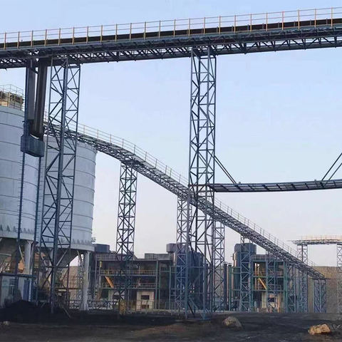 New Condition Concrete Rock Inclined Conveyor Belt Machine for Mining Industry for Coal Mine Ore Sand for Manufacturing Plant