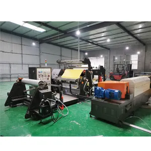 Smeltlijm Hdpe Tpo Verzenden Blad Coating Machine Gelamineerde Release Film Volautomatische Butyl Rubber Extrusie Machine