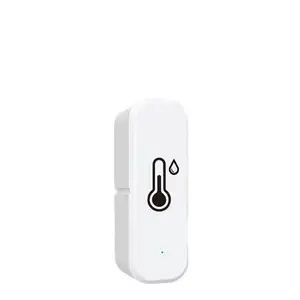 Modern Mini Design Smart Timing Schedule WiFi Zigbee 3.0 Temperature Humidity Sensor Remote Controller via Mobile App Smart Home