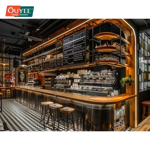 Solution tout-en-un pour l'aménagement <span class=keywords><strong>de</strong></span> café contemporain : agencement flexible et présentoirs modulaires - Product Image 2