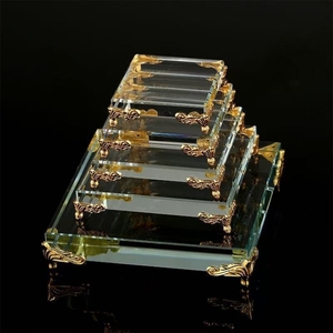 Base en cristal K9 poli vierge pour gravure laser, idéale pour les récompenses et la décoration de cadeaux - Product Image 1