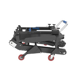Chariot à plateforme en acier réglable avec conception à quatre roues pour usage industriel 1200x800mm, revêtement en poudre bleue - Product Image 2