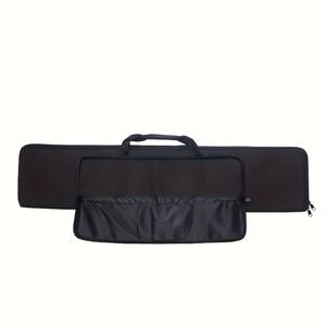 Bolsa Deportiva Táctica Negra de Poliéster Impermeable Acolchada MOLLE de 120X26cm, Bolso Largo para Paintball, Combate, Tiro y Caza al Aire Libre - Product Image 2