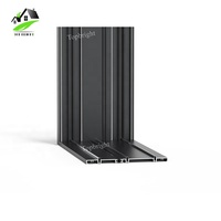 Grand 3 panneaux design moderne porte coulissante patio magasin avant empilable moustiquaire portes coulissantes en verre