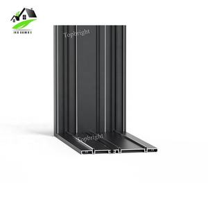 Gran diseño de 3 paneles, tobogán moderno, tienda de patio, frente de apilamiento, mosquitera, <span class=keywords><strong>puertas</strong></span> corredizas de vidrio - Product Image 5