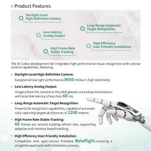 Cámara Térmica MAX de Una Sola Fuente de Luz Visible para Modelos de Aviones, Integra Reconocimiento Visual de Alto Rendimiento y Precisión - Product Image 4
