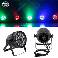 Projecteur LED Par RGBW 18x10W de haute qualité 4-en-1 200W DMX512 pour événements intérieurs, mariages et scènes