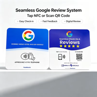 Mini-étiquette RFID NFC en acrylique avec code QR, logo personnalisé, programmable, pour hôtel, carte de visite, carte de membre, cadeau, contrôle d'accès, médias sociaux
