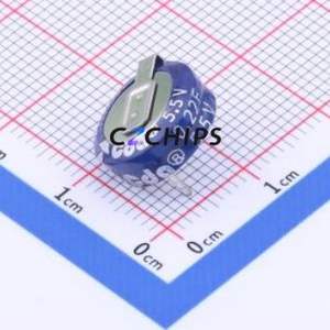 Supercondensador CBN5R5224HF-ZG, Condensador de Componente de Orificio Pasante (THT), 0.22F -20%~+80%, 5.5V, 2uA@72hrs - Product Image 1