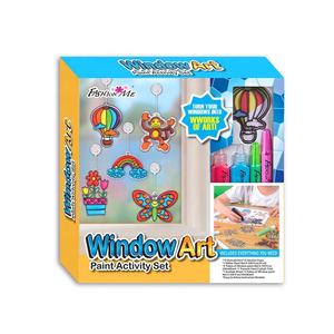 Set per Disegno su Finestre Fai-da-Te, Adesivi Acrilici per Finestre con Cartoni Animati Carini e Kawaii - Product Image 1