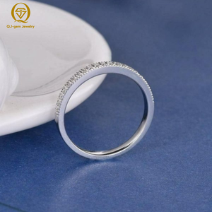Low <b>Key</b> Luxury Unisex <b>Ring</b> 18K White Gold Round Cut Lab Grown Diamond with IGI Certificate Custom Size/Inner <b>Engraving</b> for Gift - Product Image 2