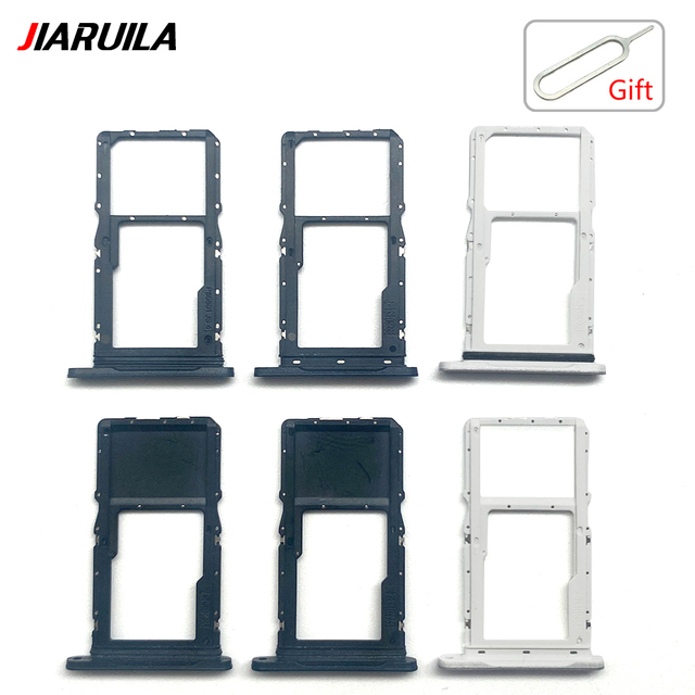 Wholesale Dual SIM Card Tray With SD Card Slot for Samsung A9 Plus X210 X215 X216 Single SIM Card Tray Bulk Repair Spare Parts