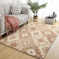 Meistverkaufter Moderner Weicher Plüschteppich mit Baumwollähnlicher Textur, Maschinenwaschbar, Perfekt für Schlafzimmer und Wohnzimmer