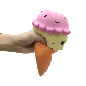 Nuevos juguetes de helado grande de doble cabeza de espuma de aumento lento Squishy Riding Hood Knead Stress Relief Squeeze para niños de 5 a 7 años QF - Product Image 2