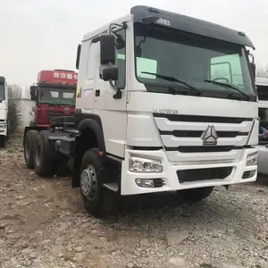 Ikinci el traktörler Sinotruk kullanılan 371hp Howo traktör kamyon kafa 10 Wheeler fiyat