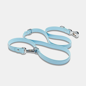 Custom <strong>Double</strong> Clip Versatile <strong>Lead</strong> Dog Leash High-Quality Vegan Leather <strong>Double</strong> <strong>Ended</strong> Dog <strong>Lead</strong> - Product Image 3