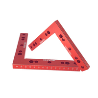 Jauge de menuiserie 6.2 pouces 160mm Angle droit métrique forme L pince de fixation règle 90 degrés carrés de positionnement