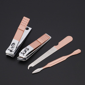 7-piece <b>nail</b> clipper <b>set</b>, high-quality leather bag, <b>nail</b> scissors, beauty manicure, cuticle removal, <b>nail</b> clippers - Product Image 3