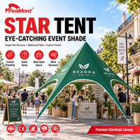 Tonnelle de réception ignifuge FEAMONT Double Peak Star pour cérémonies de mariage, cérémonies d'ouverture, événements, planification d'événements, OEM, ODM