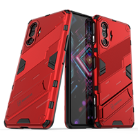 Coque de téléphone de luxe pour Xiaomi Redmi K40 Gaming Punk Armor, antichoc, anti-chute, avec support